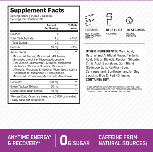 Amino Energy Health 3 Amino Energy Health - Image 3