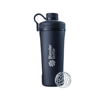 BlenderBottle Radian Insulated Stainless Steel Shaker Bottle, 26- Ounce, Matte Black