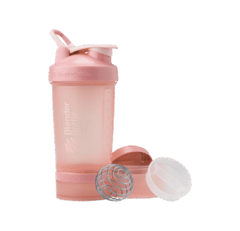 BlenderBottle Shaker Bottle with Pill Organizer and Storage for Protein Powder