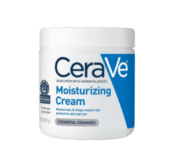 CeraVe Moisturizing Cream, Body and Face Moisturizer for Dry Skin, Body Cream with Hyaluronic Acid and Ceramides, Daily Moisturizer, Oil-Free, Fragrance Free, Non-Comedogenic, 19 Ounce
