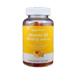 Amazon Basics Vitamin D3 2000 IU Gummies, Orange, Lemon & Strawberry, 160 Count (2 per Serving) (Previously Solimo)