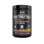Enhanced Electrolyte Powder (Peach Mango | 90ct.) w/ 0 Sugar +BCAAs +B-Vitamins Electrolyte Supplement w Potassium Zinc & Magnesium for Hydration - Keto Electrolytes