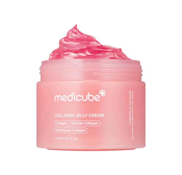 medicube Collagen Jelly Cream- Niacinamide & Freeze-Dried Hydrolyzed Collagen - Boosts skin's barrier hydration and gives 24h Glow & Lifted Look - No artificial color, Korean skincare (3.71 fl.oz.)