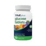 TRUEplus® Glucose Tablets, Assorted Flavor (Grape, Raspberry, Orange) - 50ct Bottle (1)