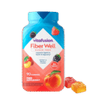 Vitafusion Fiber Well Gummies, Sugar Free Fiber Supplement, Gummies for Adults, Strawberry & Blackberry Flavors, 90 Count