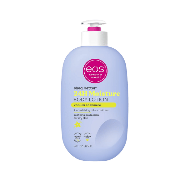 Body Lotion 1 eos Shea Better Body Lotion- Vanilla Cashmere, 24-Hour Moisture Skin Care, Lightweight & Non-Greasy, Made with Natural Shea, Vegan, 16 fl oz