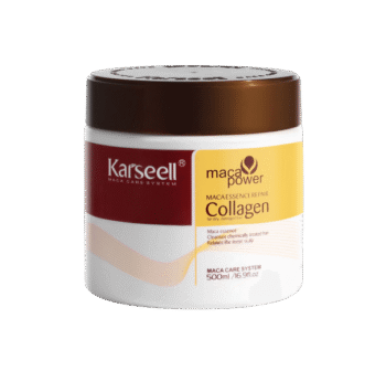 Karseell Collagen Hair Treatment Deep Repair Conditioning Argan Oil Collagen Hair Mask Essence for Dry Damaged Hair All Hair Types 16.90 oz 500ml