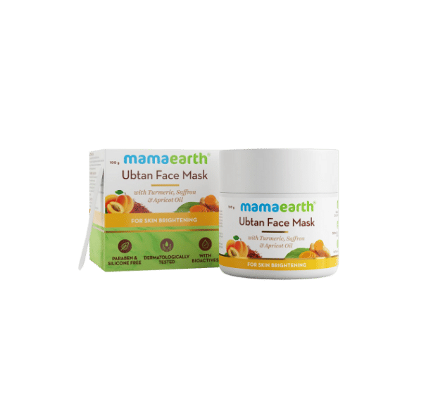 Face Pack 1 Mamaearth Ubtan Face Pack with Turmeric