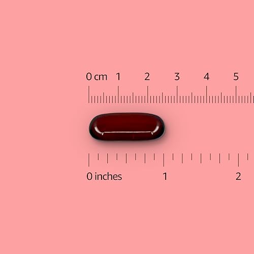 Fish Oil 5 Amazon Elements Omega 3 Wild-caught Fish Oil + CoQ10 with Natural Lemon Flavor, EPA & DHA Omega-3 fatty acids, 60 Softgels (1250 mg Omega 3s and 100 mg CoQ10 per serving)