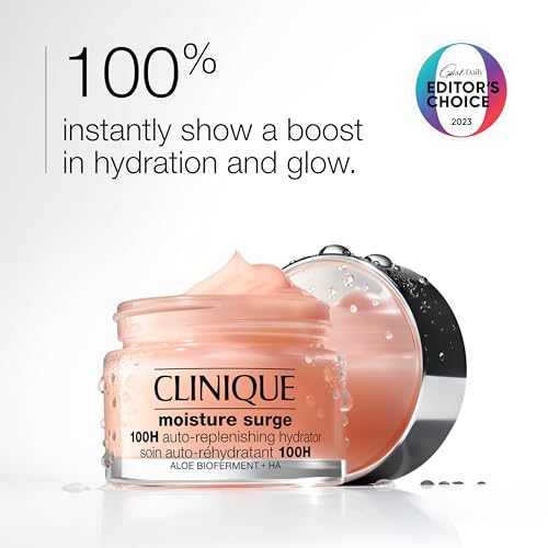 Moisture Surge 2 Clinique Moisture Surge 100H Auto-Replenishing Hydrator Oil Free Face Moisturizer With Hyaluronic Acid For All Skin Types | Hydrating + Moisturizing
