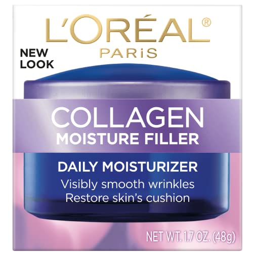 Face Moisturizer 2 L’Oreal Paris Collagen Daily Face Moisturizer, Reduce Wrinkles, Face Cream 1.7 oz