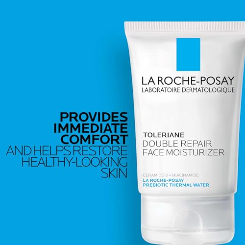 Face Moisturizer 5 La Roche-Posay Toleriane Double Repair Face Moisturizer, Daily Moisturizer Face Cream with Ceramide and Niacinamide for All Skin Types, Oil Free, Fragrance Free