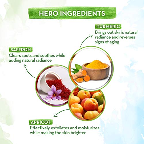 Face Pack 3 Mamaearth Ubtan Face Pack Mask for Fairness, Tanning & Glowing Skin with Saffron, Turmeric & Apricot Oil, 100g