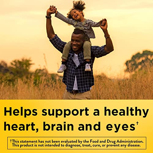 Omega 3 Fish Oil 2 Nature Made Omega 3 Fish Oil 1200 mg, Fish Oil Supplements as Ethyl Esters, Omega 3 Fish Oil for Healthy Heart, Brain and Eyes Support, One Per Day, Omega 3 Supplement with 100...