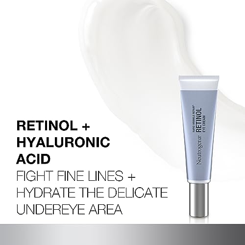 Retinol Eye Cream 5 Neutrogena Retinol Eye Cream for Dark Circles, Rapid Wrinkle Repair, Daily Anti-Aging Under Eye Cream with Retinol & Hyaluronic Acid to Fight Fine Lines, Wrinkles, & Dark Spots,...