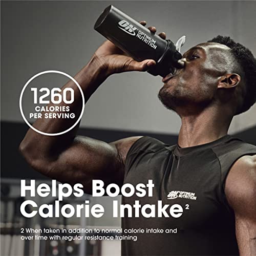 Serious Mass 5 Optimum Nutrition Serious Mass, Weight Gainer Protein Powder, Mass Gainer, Vitamin C and Zinc for Immune Support, Creatine, Chocolate, 12 Pound (Packaging May Vary)