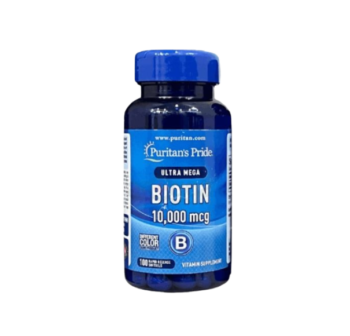 Puritan's Pride Biotin 10000mcg (100 Softgels)