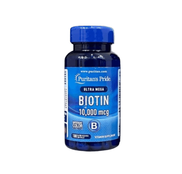 Puritan's Pride Biotin 10000mcg (100 Softgels)