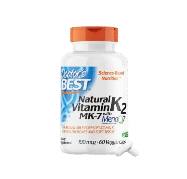 Doctor's Best Vitamin K2 MK7 with MenaQ7 100mcg (60 Capsule)