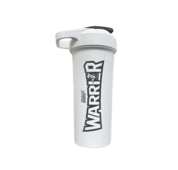 Nutrex Research Warrior Shaker Bottle 600ml (White)
