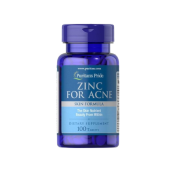 Puritan's Pride Zinc for Acne (100 Tablets)