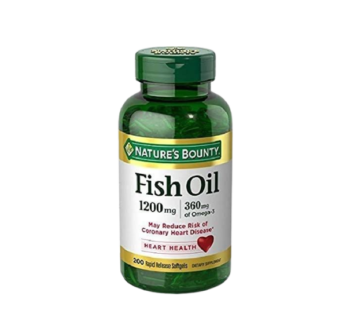 Nature's Bounty Fish Oil 1200mg (200 Softgels)