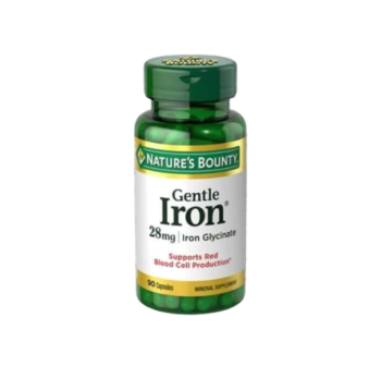 Nature's Bounty Iron 28mg (100 Tablets)