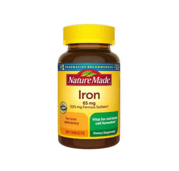 Nature Made Iron 65mg (325mg Ferrous Sulfate)