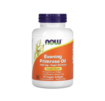 NOW Foods Evening Primrose Oil 1000mg (90 Veg Capsules)