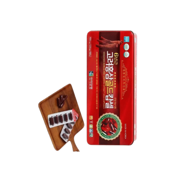 Korean Red Ginseng Gold Capsules 900mg (120 Capsules)