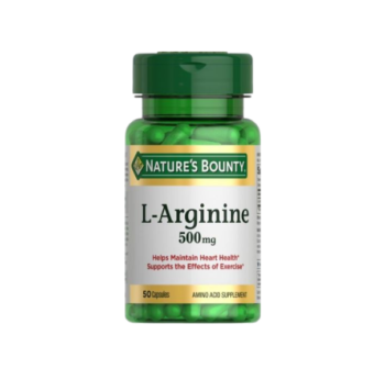 Nature's Bounty L-Arginine 500mg (50 Capsules)