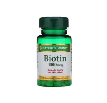Nature's Bounty Biotin 1000mcg (100 Tablets)