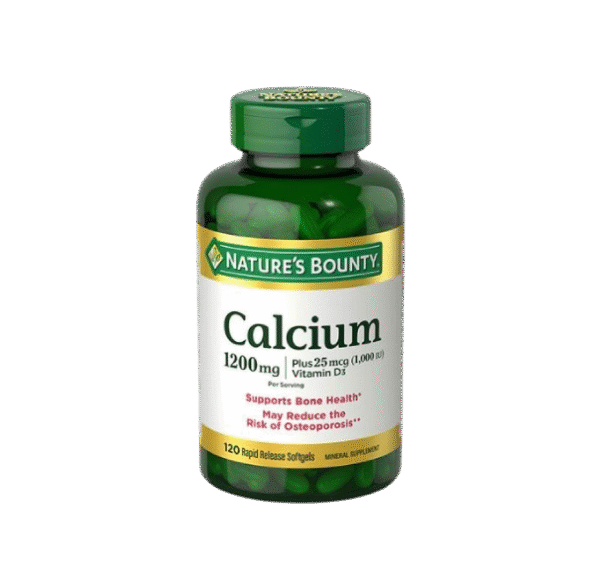 Nature’s Bounty Calcium 1200mg with Vitamin D3 (120 Softgels)