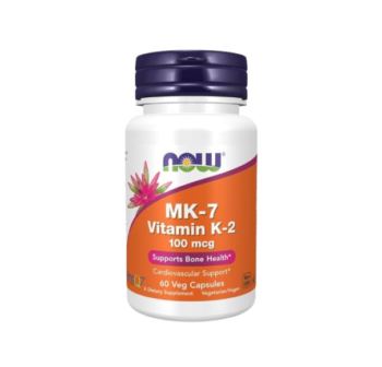 NOW Foods MK-7 Vitamin K-2 100mcg (60 Capsules)