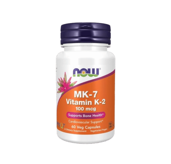 NOW Foods MK-7 Vitamin K-2 100mcg (60 Capsules)