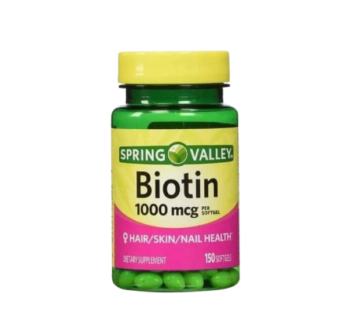 Spring Valley Biotin 1000mcg (150 Tablets)