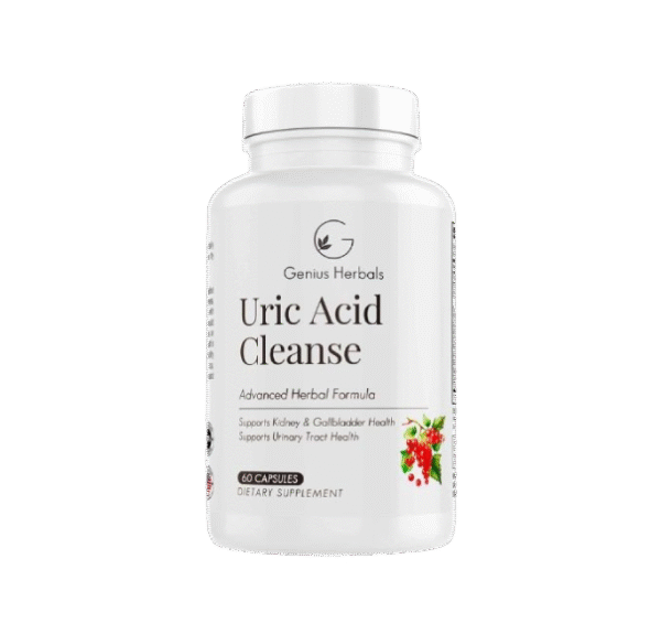 Genius Herbals Uric Acid Cleanse (60 Capsules)