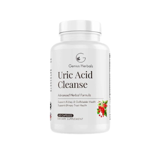 Uric Acid Cleanse 1 Genius Herbals Uric Acid Cleanse (60 Capsules)