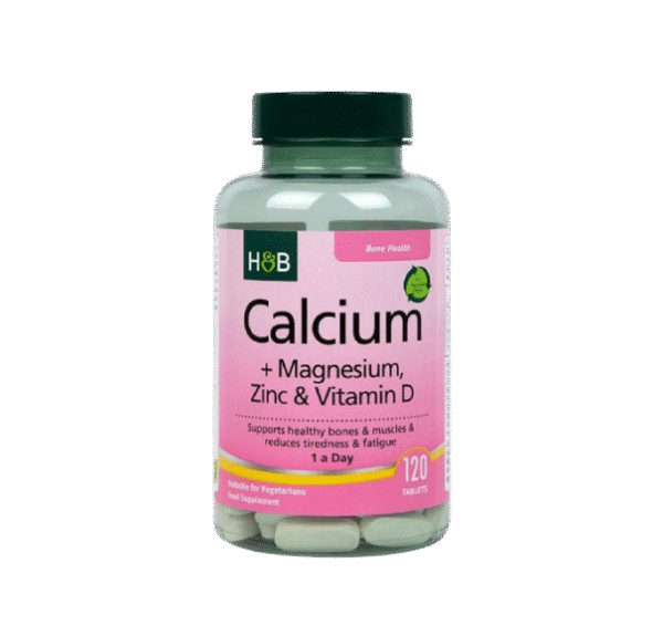 Holland & Barrett Calcium Magnesium Vitamin D & Zinc (120 Tablets)