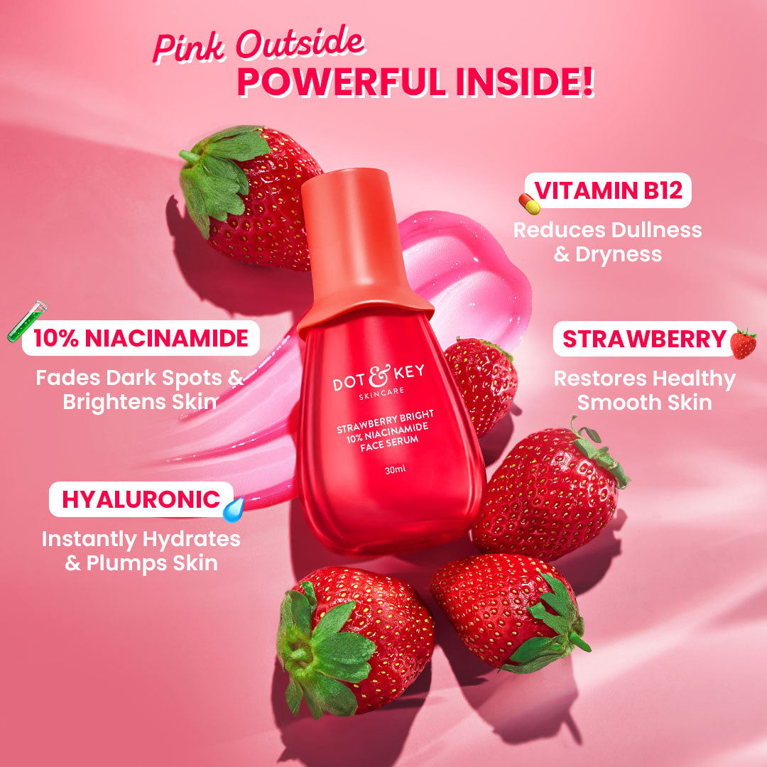 10% Niacinamide + Strawberry Brightening Face Serum 4 10% Niacinamide + Strawberry Brightening Face Serum