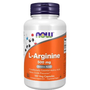 Now L-Arginine 500mg (100 capsules)