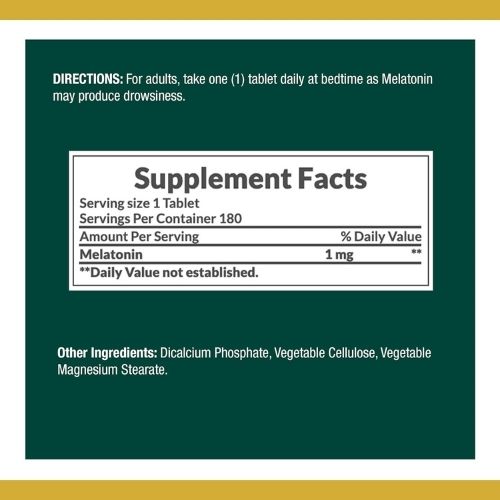 Melatonin 1mg 4 Melatonin 1mg - Image 4