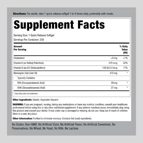 Cod Liver Oil 4 Cod Liver Oil - Image 4