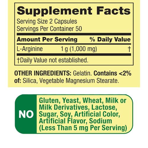 L-Arginine 500mg 4 L-Arginine 500mg - Image 4