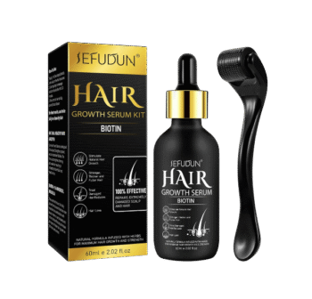 5% Minoxidil Hair Growth Oil for Men and Women - Regrowth Serum, Extra Strength Spray for Hair Loss, Thicker Healthier Hair, Beard Growth Kit, Topical Treatment, 2.02 oz