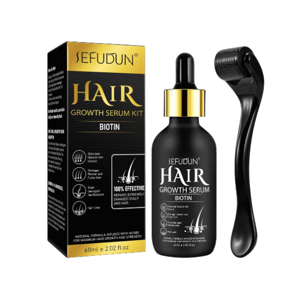 5% Minoxidil Hair Growth Oil for Men and Women - Regrowth Serum, Extra Strength Spray for Hair Loss, Thicker Healthier Hair, Beard Growth Kit, Topical Treatment, 2.02 oz