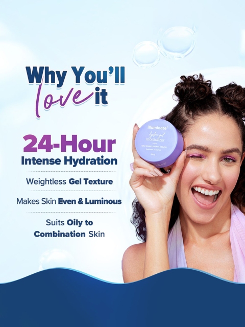 Aqualogica IIIuminate+ Hydra Gel Moisturizer - 100g 2 Aqualogica IIIuminate+ Hydra Gel Moisturizer - 100g