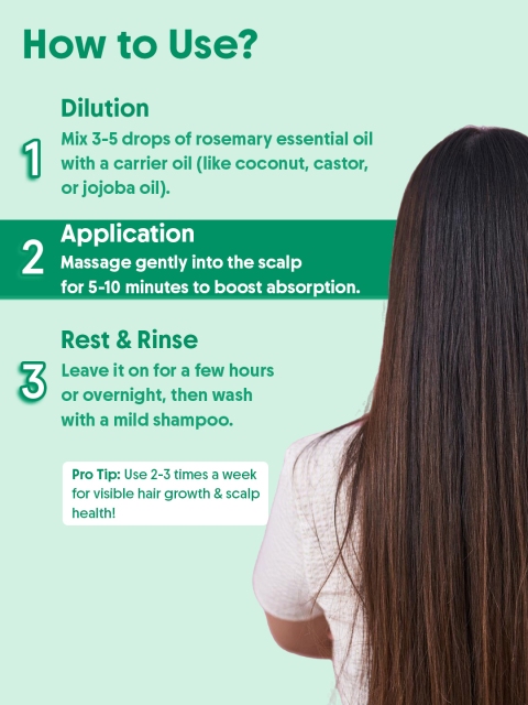 Aravi Organic Pure & Natural Rosemary Essential Oil For Hair Growth - 30ml 2 Aravi Organic Pure & Natural Rosemary Essential Oil For Hair Growth - 30ml