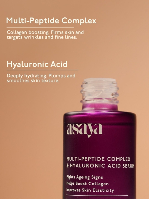 Asaya Multi Peptide Complex & Hyaluronic Acid Serum - 30 ml 4 Asaya Multi Peptide Complex & Hyaluronic Acid Serum - 30 ml