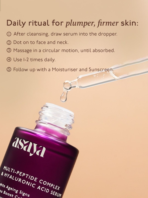 Asaya Multi Peptide Complex & Hyaluronic Acid Serum - 30 ml 6 Asaya Multi Peptide Complex & Hyaluronic Acid Serum - 30 ml